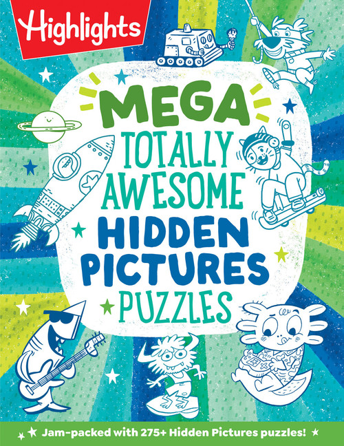 Mega Totally Awesome Hidden Pictures Puzzles by Highlights, 9781639623396