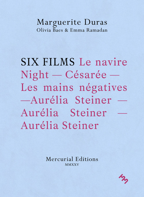 Six Films by Marguerite Duras, Olivia Baes, Emma Ramadan, 9781965874202
