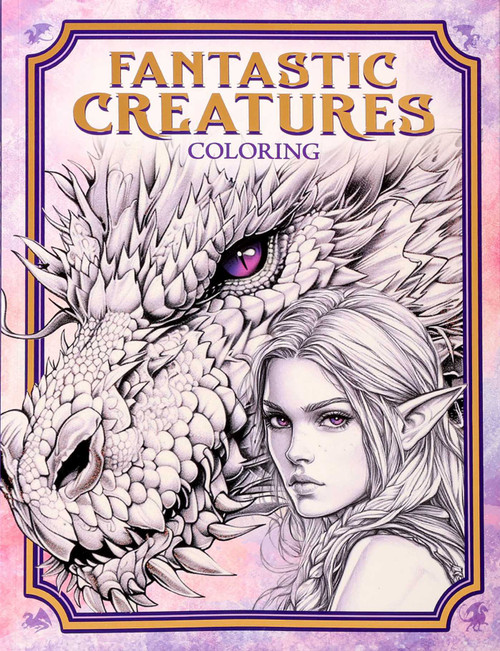 Fantastic Creatures Coloring by Editors of Thunder Bay Press, Sylvio Franchesco, 9781667208510