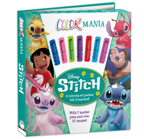 Disney: Colormania Stitch (with 7 markers and over 30 images packed full of mischief!) by IglooBooks, 9781835449691