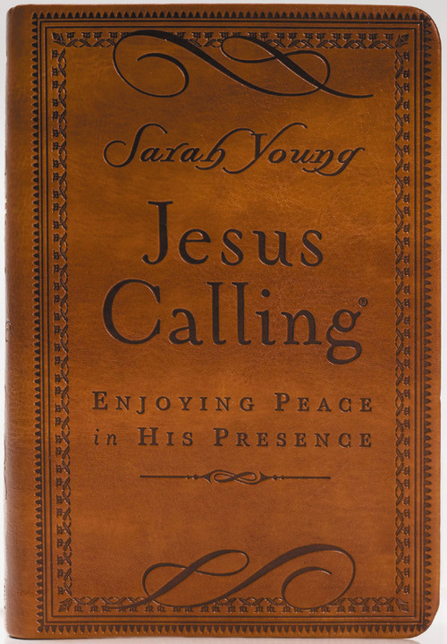 Jesus Calling, Small Brown Leathersoft, with Scripture References (Enjoying Peace in His Presence (A 365-Day Devotional)) by Sarah Young, 9780718042820