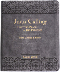 Jesus Calling Note-Taking Edition, Leathersoft, Black, with Full Scriptures (Enjoying Peace in His Presence (A 365-Day Devotional and Prayer Journal)) by Sarah Young, 9781400213702