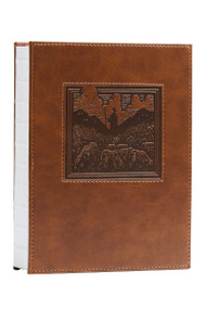 NKJV New Testament, Tracing edition: Engaging the Scripture Word by Word (Brown Leathersoft over Board) by Thomas Nelson, 9781400353927