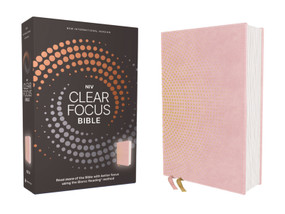 NIV, Clear Focus Bible, Leathersoft, Pink (Read more of the Bible with better focus using the Bionic Reading Method) by Zondervan, 9780310465546