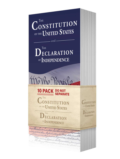 Constitution of the United States and The Declaration of the Independence (10 Pack) (Shrinkwrapped) by Delegates of  The Constitutional Convention, 9781631587405