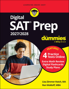 Digital SAT Prep 2027/2028 For Dummies (Book + 4 Full-Length Practice Tests & Flashcards Online) by Lisa Zimmer Hatch, 9781394421510