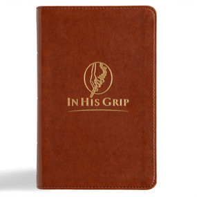 CSB In His Grip Golfer's Bible, Brown LeatherTouch by CSB Bibles by Holman, 9798384533245
