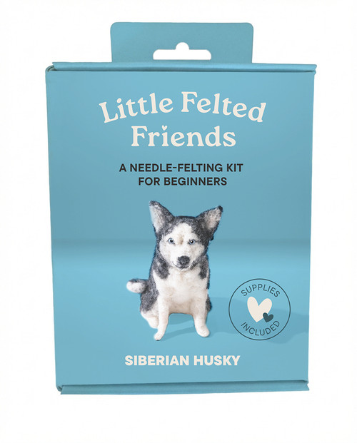 Little Felted Friends: Siberian Husky (Dog Needle-Felting Beginner Kits with Needles, Wool, Supplies, and Instructions) by Alyson Gurney, 9781969889066