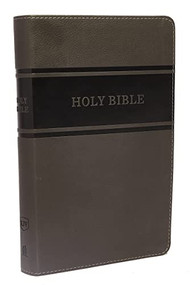 KJV Holy Bible: Deluxe Gift, Gray Leathersoft, Red Letter, Comfort Print: King James Version by Thomas Nelson, 9780718097820