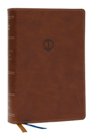 Enduring Word Study Bible: Pastoral Commentary from Every Chapter of the Bible (NKJV, Brown Leathersoft, Red Letter, Comfort Print, Thumb Indexed) by David Guzik, Thomas Nelson, 9781400338030