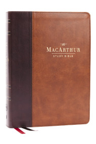 LSB, MacArthur Study Bible, Brown Leathersoft, Comfort Print (Unleashing God's Truth One Verse at a Time (Holy Bible, Legacy Standard Bible)) by John F. MacArthur, 9781400339730