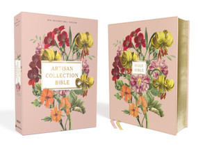 NIV, Artisan Collection Bible, Leathersoft, Blush Floral, Red Letter, Comfort Print by Zondervan, 9780310456797