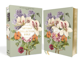 NASB, Artisan Collection Bible, Leathersoft, Sage Floral, Red Letter, 1995 Text, Comfort Print by Zondervan, 9780310456872