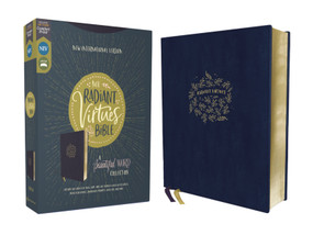 NIV, Radiant Virtues Bible: A Beautiful Word Collection, Leathersoft, Navy, Red Letter, Comfort Print (Explore the virtues of faith, hope, and love) by Zondervan, 9780310456940