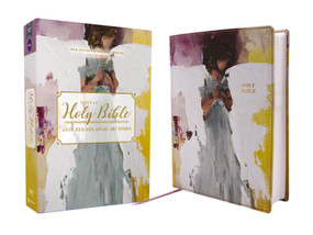 NRSVue, Holy Bible, Anne Neilson Angel Art Series, Double-Column Journal Edition, Leathersoft, Multi-Purple, Comfort Print by Anne Neilson, Zondervan, 9780310461562