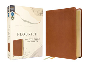 Flourish: The NIV Bible for Women, Leathersoft, Brown, Comfort Print by Livingstone Corporation, Zondervan, 9780310462484
