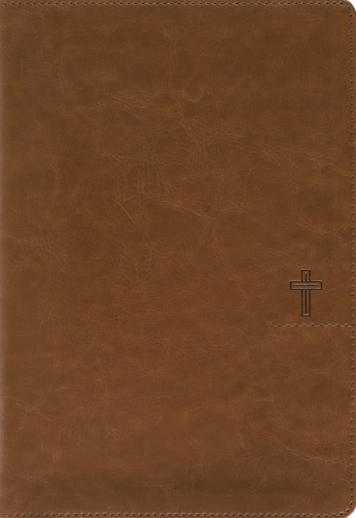 NASB, Thinline Bible, Giant Print, Leathersoft, Brown, Red Letter, 1995 Text, Comfort Print, 9780310468912