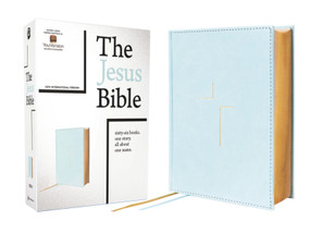 The Jesus Bible, NIV Edition, Leathersoft over Board, Blue, Comfort Print by Passion Publishing, Louie Giglio, Zondervan, 9780310468950