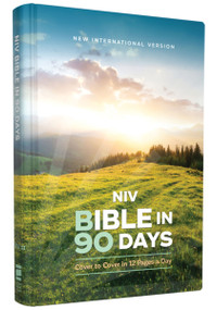 NIV, Bible in 90 Days, Hardcover (Cover to Cover in 12 Pages a Day) by Ted Cooper, Jr., Bill Campbell, Zondervan, 9780310469193