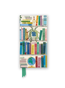 Georgia Breeze: Bookshelves (Foiled Slimline Journal) by Flame Tree Studio, 9781835628768
