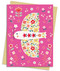 Bee Brown: Pink Floral Dove Greeting Card Pack (Pack of 6) by Flame Tree Studio, 9781835628805