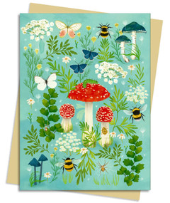 Katherine Quinn: Enchanted Mushroom Garden Greeting Card Pack (Pack of 6) by Flame Tree Studio, 9781835628850