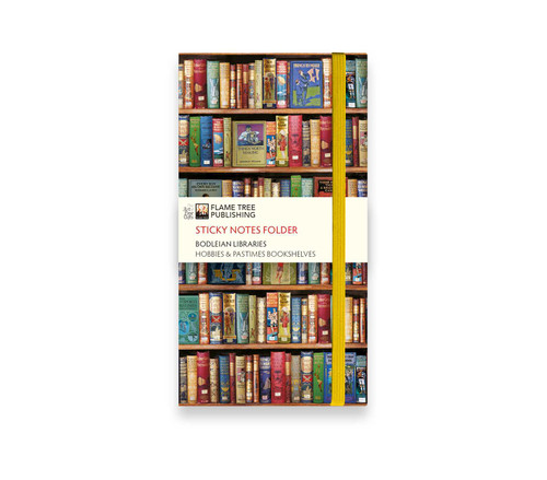 Bodleian Libraries: Hobbies & Pastimes Bookshelves Flame Tree Sticky Notes Folder by Flame Tree Studio, 9781835628881