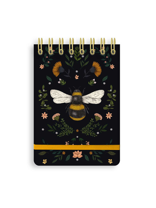 Jade Mosinski: Bee (Spiral Bound Pocket Notebook) by Flame Tree Studio, 9781835628935