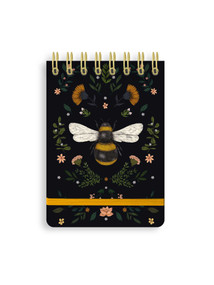 Jade Mosinski: Bee (Spiral Bound Pocket Notebook) by Flame Tree Studio, 9781835628935