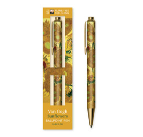 Vincent van Gogh: Sunflowers Boxed Decorative Ballpoint Pen by Flame Tree Studio, 9781835629123