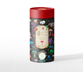 Adult Cylinder Jigsaw Puzzle Anna Stead: Mushrooms & Fungi (1000-pieces. Ethical, Sustainable, Earth-friendly) by Flame Tree Studio, 9781835629185
