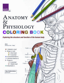 Anatomy & Physiology Coloring Book by Scientific Publishing, 9781935612704