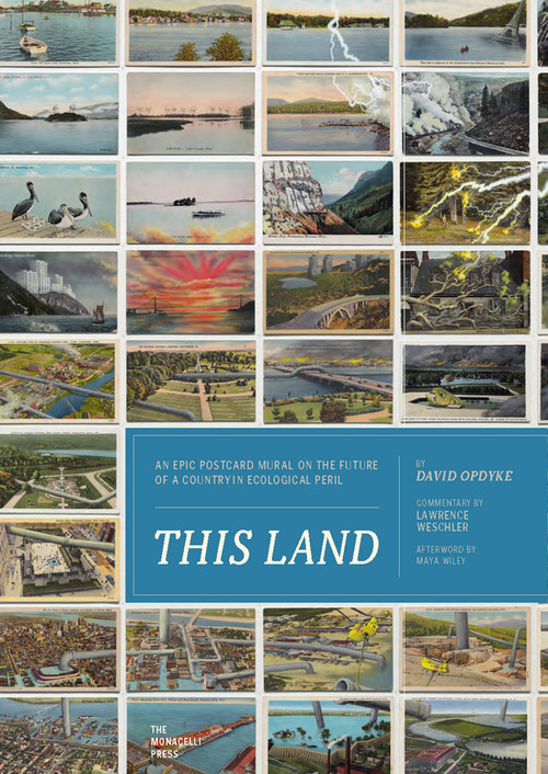 This Land (An Epic Postcard Mural on the Future of a Country in Ecological Peril) by Lawrence Weschler, David Opdyke, Maya Wiley, 9781580935562