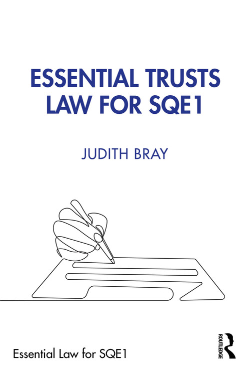 Essential Trusts Law for SQE1 by Judith Bray, 9781032952048