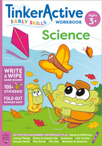 TinkerActive Early Skills Science Workbook Ages 3+ by Megan Hewes Butler, Pat Lewis, 9781250795052