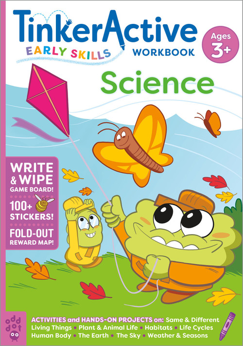 TinkerActive Early Skills Science Workbook Ages 3+ by Megan Hewes Butler, Pat Lewis, 9781250795052