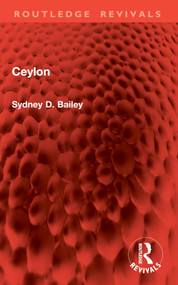 Ceylon - 9781032874975 by Sydney D. Bailey, 9781032874975