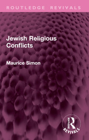 Jewish Religious Conflicts by Maurice Simon, 9781032762463