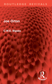Joe Orton - 9781032868257 by C.W.E. Bigsby, 9781032868257