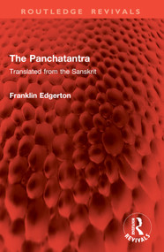 The Panchatantra (Translated from the Sanskrit) by Franklin Edgerton, 9781032869384