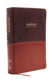 NKJV, The Woman's Study Bible, Leathersoft, Brown/Burgundy, Red Letter, Full-Color Edition by Dorothy Kelley Patterson, Rhonda Kelley, Thomas Nelson, 9780718086770