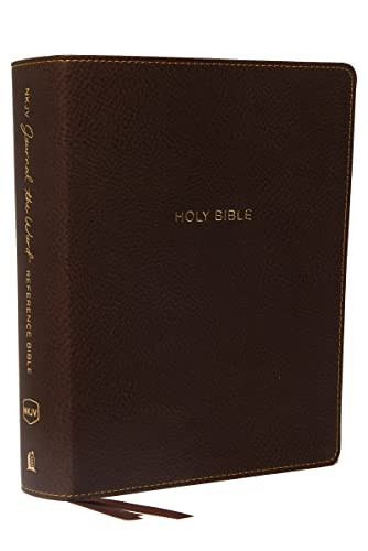 NKJV, Journal the Word Reference Bible, Leathersoft, Brown, Red Letter, Comfort Print (Let Scripture Explain Scripture. Reflect on What You Learn.) by Thomas Nelson, 9780785220251