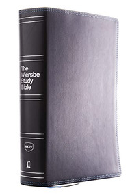 NKJV, Wiersbe Study Bible, Leathersoft, Black, Red Letter, Comfort Print (Be Transformed by the Power of God's Word) by Warren W. Wiersbe, Thomas Nelson, 9780785220985