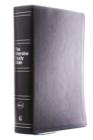 NKJV, Wiersbe Study Bible, Leathersoft, Black, Red Letter, Comfort Print (Be Transformed by the Power of God's Word) by Warren W. Wiersbe, Thomas Nelson, 9780785220985