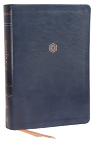 NIV, The Woman's Study Bible, Leathersoft, Blue, Full-Color, Red Letter, Thumb Indexed (Receiving God's Truth for Balance, Hope, and Transformation) by Dorothy Kelley Patterson, Rhonda Kelley, Thomas Nelson, 9780785239376