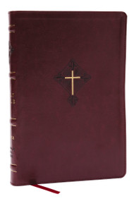 RSV2CE, Thinline Large Print Catholic Bible, Crimson Leathersoft, Comfort Print by Catholic Bible Press, 9781400337545