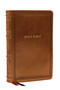 NKJV Large Print Reference Bible, Brown Leathersoft, Red Letter, Comfort Print (Sovereign Collection) (Holy Bible, New King James Version), 9781400344345