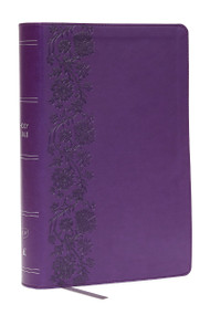 KJV Giant Print End-of-Verse Reference Bible, Purple Leathersoft, Red Letter, Comfort Print by Thomas Nelson, 9781400349470