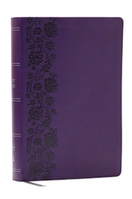 NKJV Giant Print End-of-Verse Reference Bible, Purple Leathersoft, Red Letter, Comfort Print (Holy Bible) by Thomas Nelson, 9781400349517