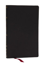 KJV, Personal Size New Testament, Black Genuine Leather, Red Letter, Comfort Print, 9781400350070